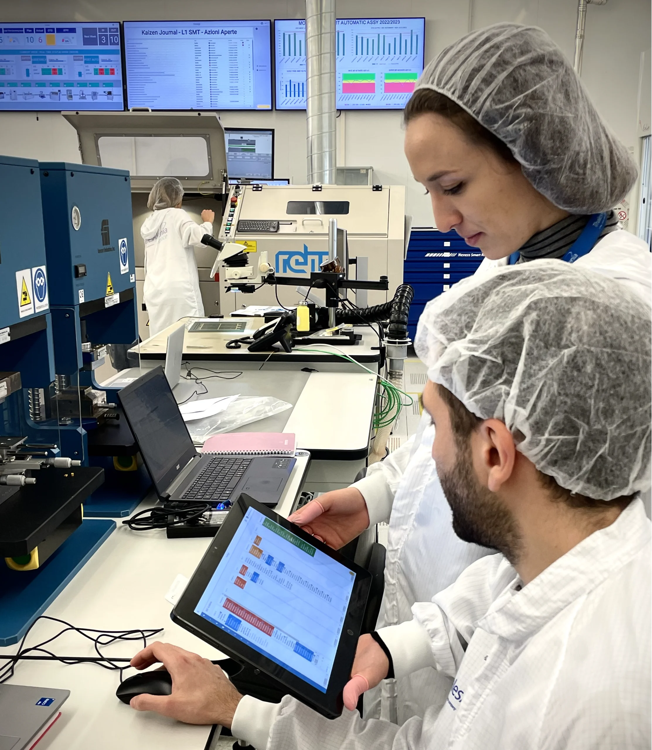 Visual Shop Floor auf dem Tablet – Thales Alenia Space Italia